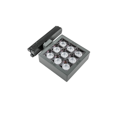 9-Grid Track Spotlights for Museums & Art Galleries - Adjustable Aluminum Alloy Lighting
